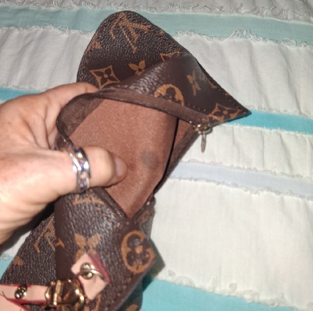 Brown Monogram Wristlet with Strap. Firm Price, No Bundle Discount - Picture 12 of 14